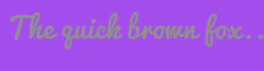 Image with Font Color 8F8F8F and Background Color A64DF0